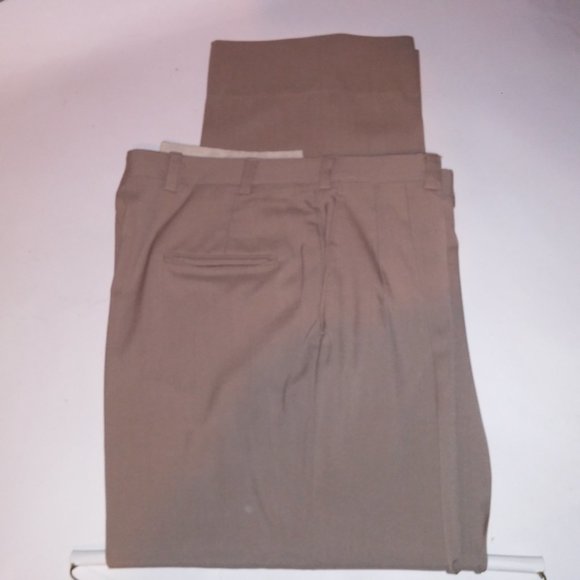 Vintage Dayton Hudson Suit Mens 2 Piece‎ Beige Solid 2 Button Front Long Sleeve - Picture 5 of 16